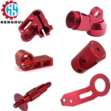 חלקי עיבוד Cnc חלקי אלומיניום אדום אנודייז
